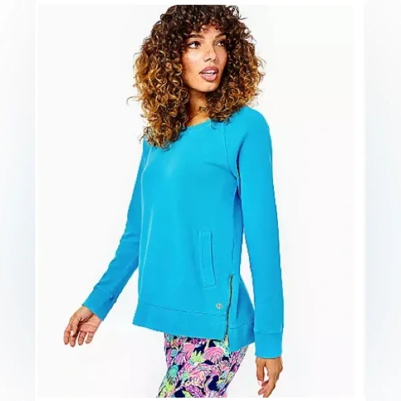 Crew Neck Lilly Pulitzer Luxletic Beachcomber Pullover Lilly